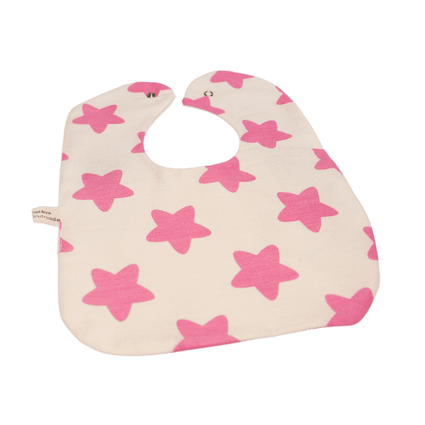 Pink Stars Σαλιάρα