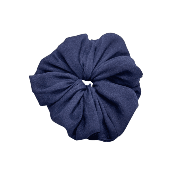 Blue marine crep Scrunch