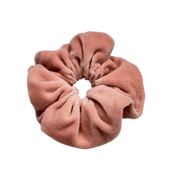 Old pink velvet Scrunch