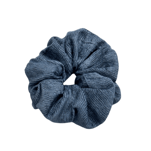 Indigo silk Scrunch