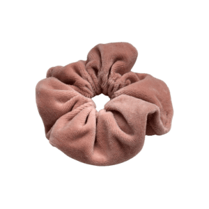 Peach velvet Scrunch