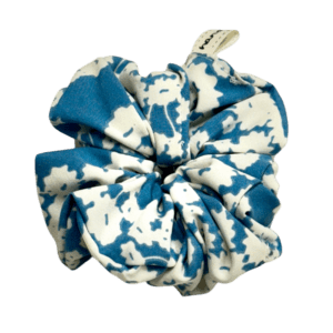 Blue flowers crep Scrunch