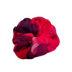 Red flame silk Scrunch